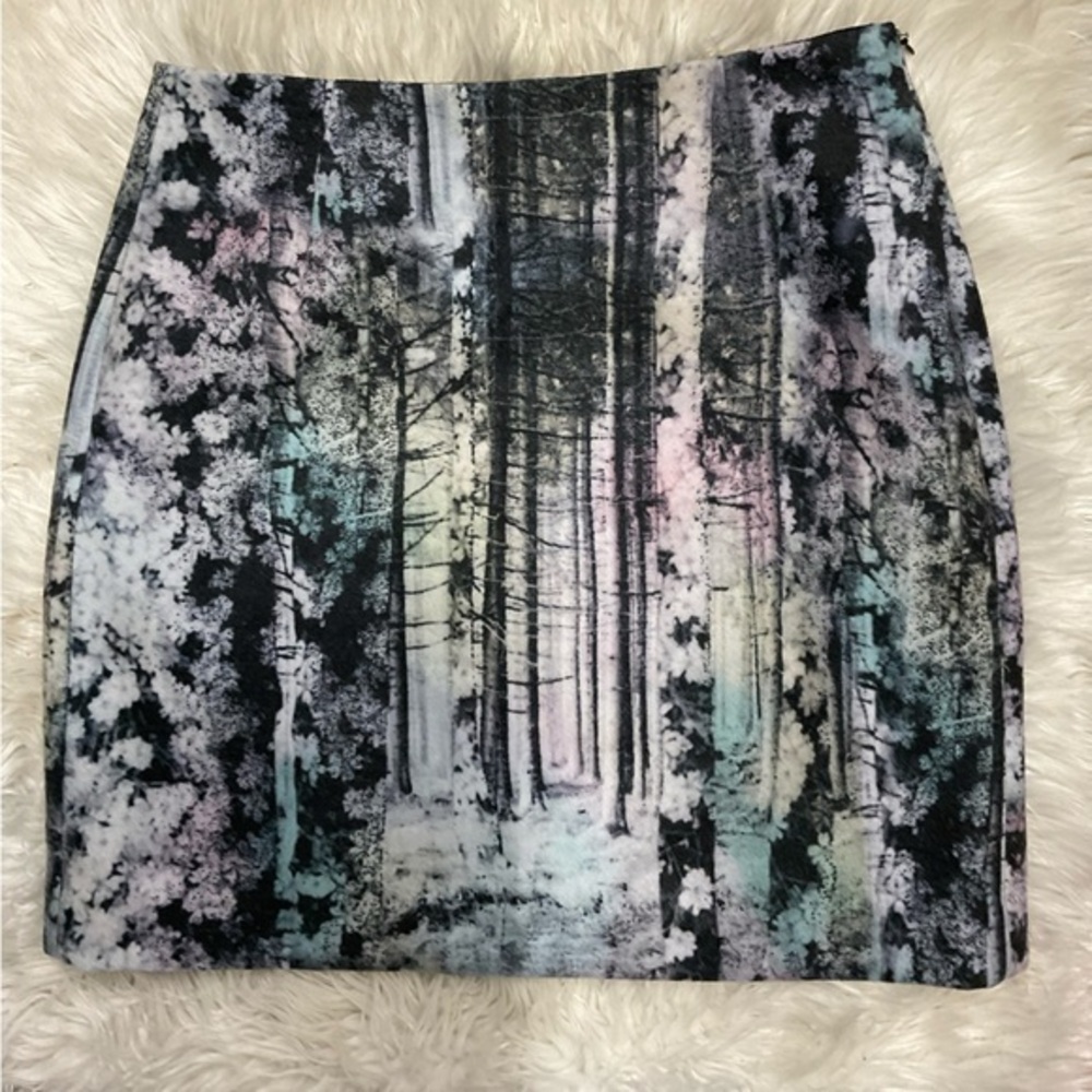 Catharine Malandrino Tie-dye Print Skirt Size 8